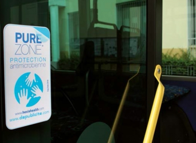 PURE ZONE® Films de protection antimicrobienne contre le coronavirus