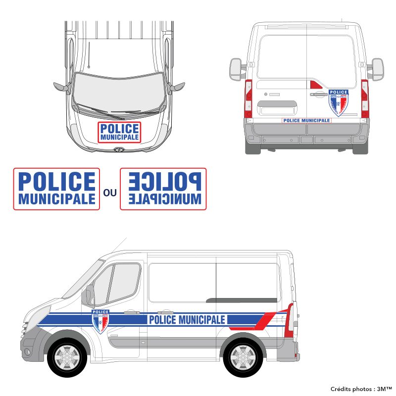 3M - Kit Police Municipale - VU