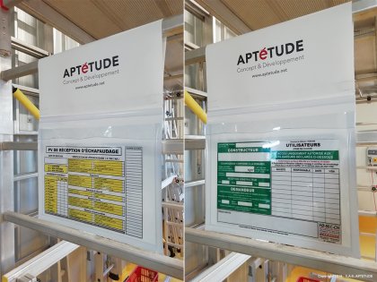 Pochette de sécurité des échafaudages - Kit complet