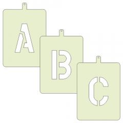 Set de 26 pochoirs Lettres - Gamme Éco
