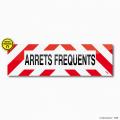 Bandeaux de signalisation - Rouge/Blanc - Classes A et B - Zebraflex® par T2S®