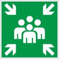 Point de rassemblement  - Triptyque (3 faces)